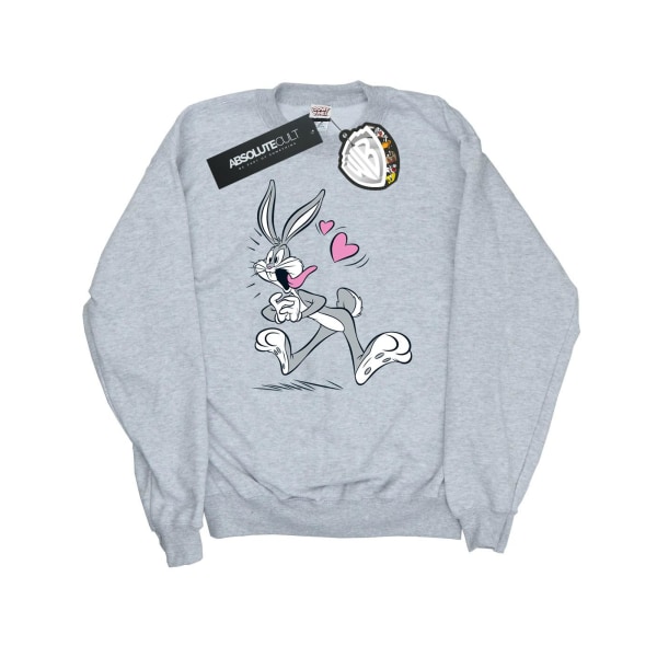 Looney Tunes Dam/Damer Bugs Bunny In Love Sweatshirt M Heat Heather Grey M