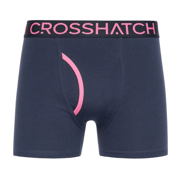 Crosshatch Trioglow Boxershorts för män (3-pack) S Marinblå Navy S