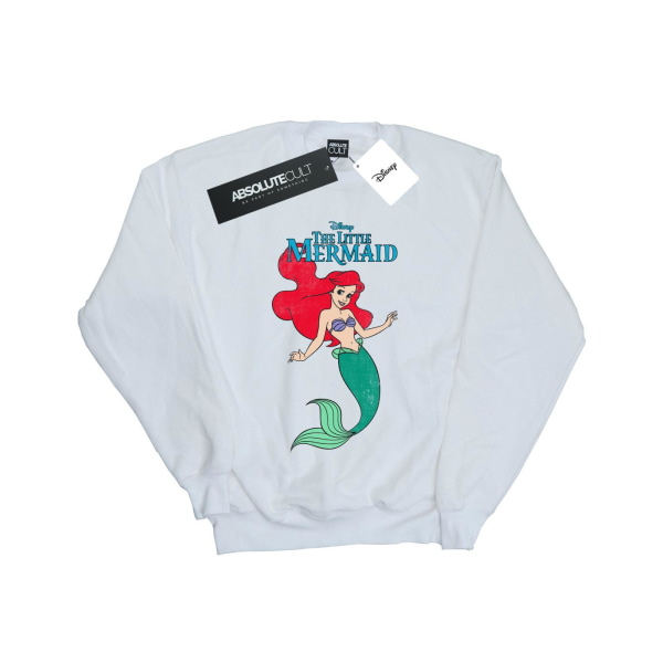 Disney Womens/Ladies The Little Mermaid Line Ariel Sweatshirt L White L