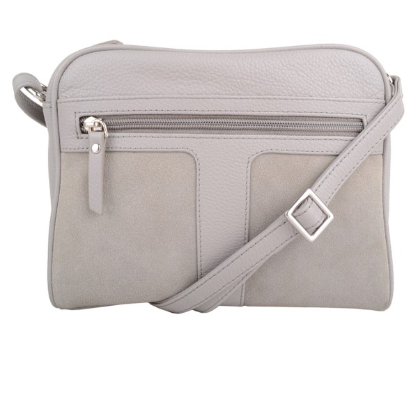 Eastern Counties Läder Dam/Dam Margot Mocka Handväska En Light Grey One Size