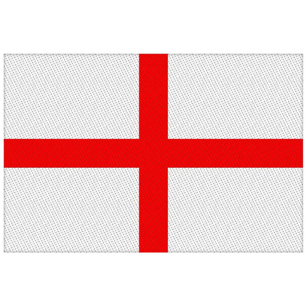 St George Cross Patch One Size Vit/Röd White/Red One Size