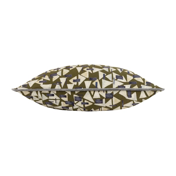 Hoem City Piped Geometrisk Form Kuddfodral 60cm x 30cm Multi Multicoloured 60cm x 30cm