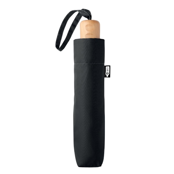 MidOcean Tralee RPET Hopfällbart Paraply One Size Svart Black One Size