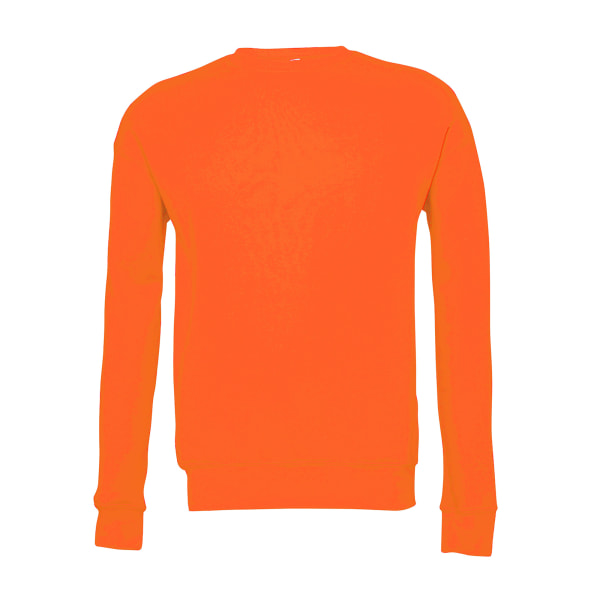 Bella + Canvas Unisex Vuxen Drop Shoulder Fleece Top S Orange Orange S