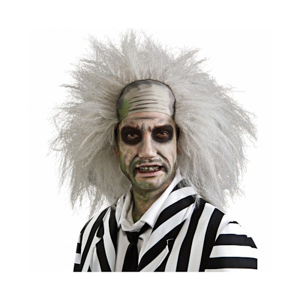 Beetlejuice Unisex Vuxen Peruk One Size Grå Grey One Size