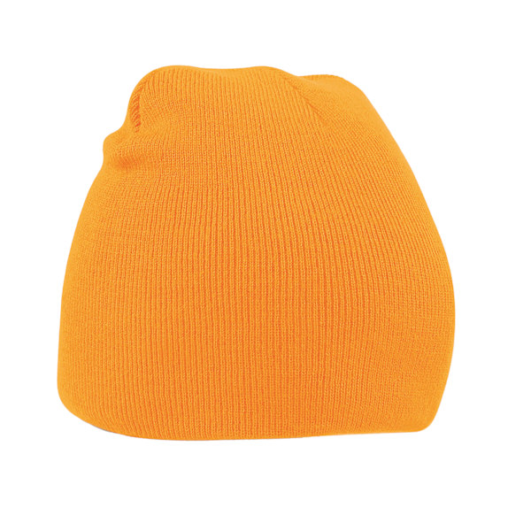 Beechfield Unisex Vuxen Original Pull-On Beanie En Storlek Fluore Fluorescent Orange One Size