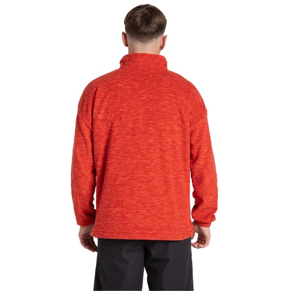 Craghoppers Herr Esk Colour Block Melange Half Zip Fleecetopp S Pimento Red S
