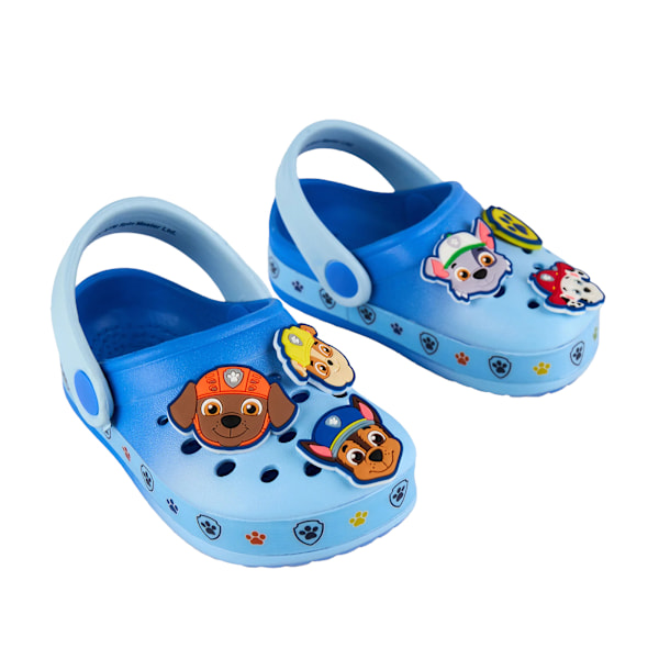Paw Patrol Pojkars Badged Clogs Storlek 9 UK Blå Blue 9 UK Child