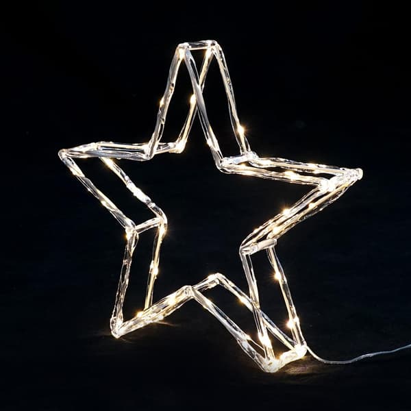 Jul LED-stjärna 30 cm One Size Vit White One Size