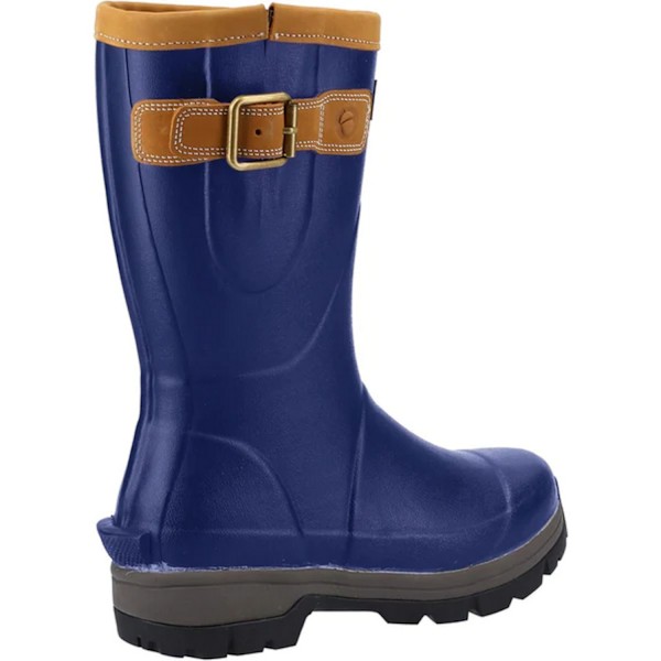 Cotswold Unisex Adult Stratus Läder Korta Wellington Stövlar 4 Navy 4 UK