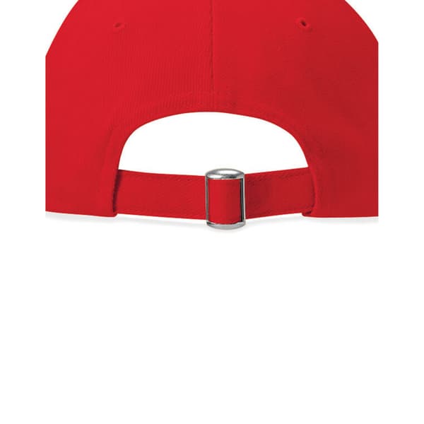 Beechfield Unisex Pro-Style Heavy Brushed Cotton Baseball Cap Classic Red One Size