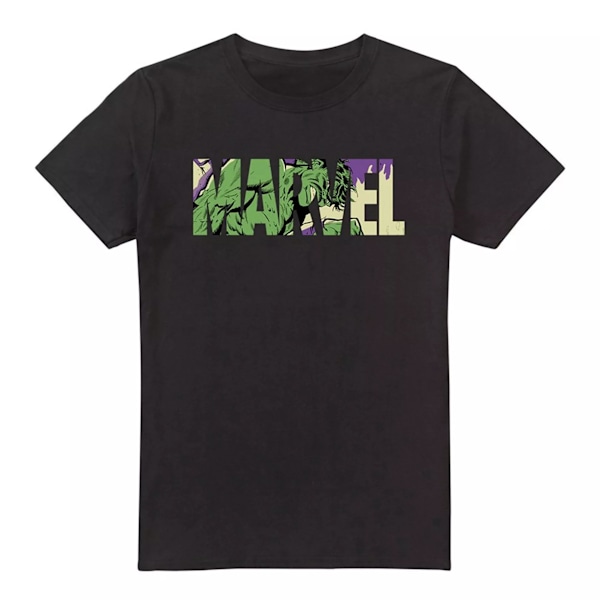 Hulk Herr T-shirt med Fönster S Svart Black S