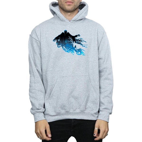 Harry Potter Herr Dementor Silhouette Hoodie S Sports Grey Sports Grey S