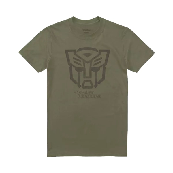 Transformers Mens Autobots Outline Logo T-Shirt S Military Gree Military Green S
