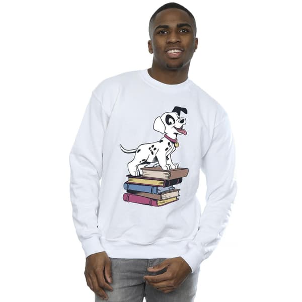 Disney Herr 101 Dalmatiner Böcker Sweatshirt XXL Vit White XXL