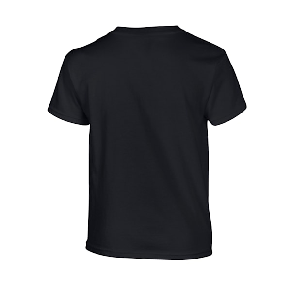 Gildan Barn/Kids Kraftig Bomulls T-shirt L Svart Black L