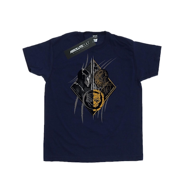 Marvel Herr Svart Panter Vs Killmonger T-Shirt S Marinblå Navy Blue S