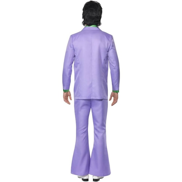 Smiffys Herr 70-tals Kostym M Lavendel Lavender M