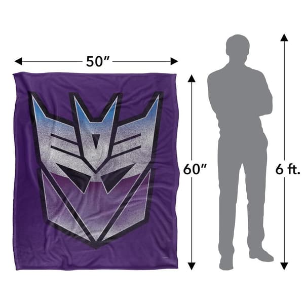 Transformers Decepticon Logotyp Filt One Size Vit White One Size
