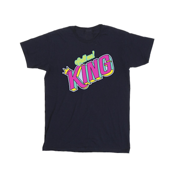 Disney Girls The Lion King Classic King Cotton T-Shirt 9-11 Yea Navy Blue 9-11 Years