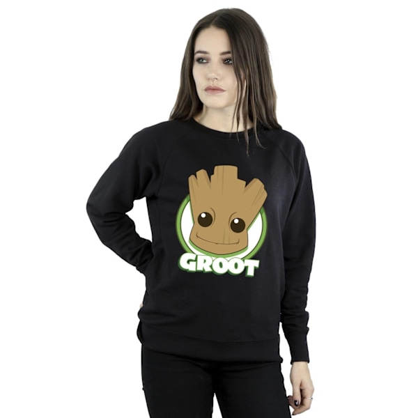 Guardians Of The Galaxy Dam/Damer Groot Badge Sweatshirt XL Black XL