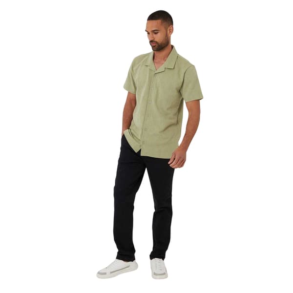 Threadbare Herr Darvel Kortärmad Skjorta S Salvia Sage S