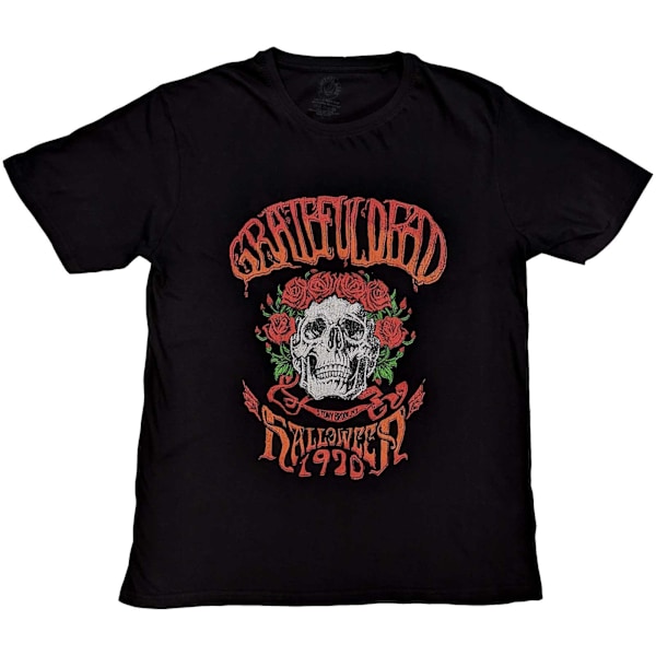 Grateful Dead Unisex Adult Stony Brook Skull Bomull T-shirt XL Black XL