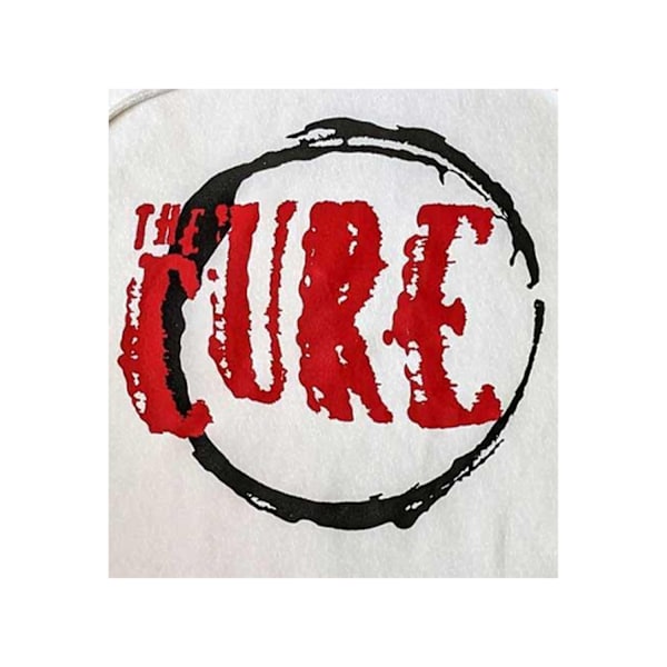 The Cure Unisex Vuxen Cirkellogotyp Pullover Hoodie M Vit White M