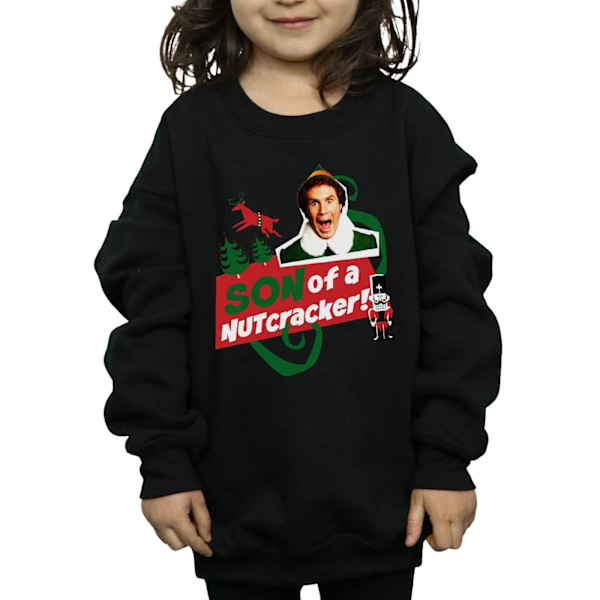 Elf Girls Son Of A Nutcracker Sweatshirt 7-8 År Svart Black 7-8 Years