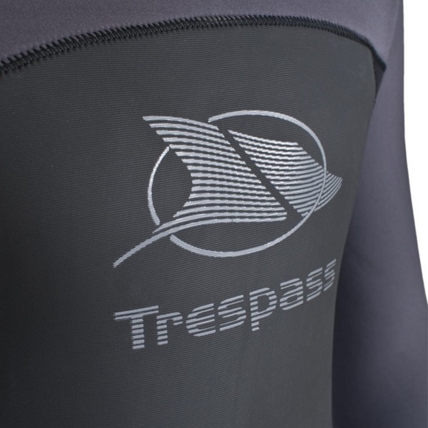 Trespass Diver Herr 5mm Full Längd Neopren Våtdräkt 3XS Svart Black 3XS