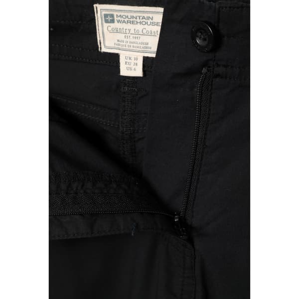 Mountain Warehouse Dam/Damer Coastal Stretch Regular Byxor Black 16 UK
