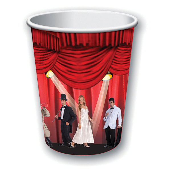 Bristol Novelty At the Movies Party Cups (8-pack) One Size M Multicoloured One Size