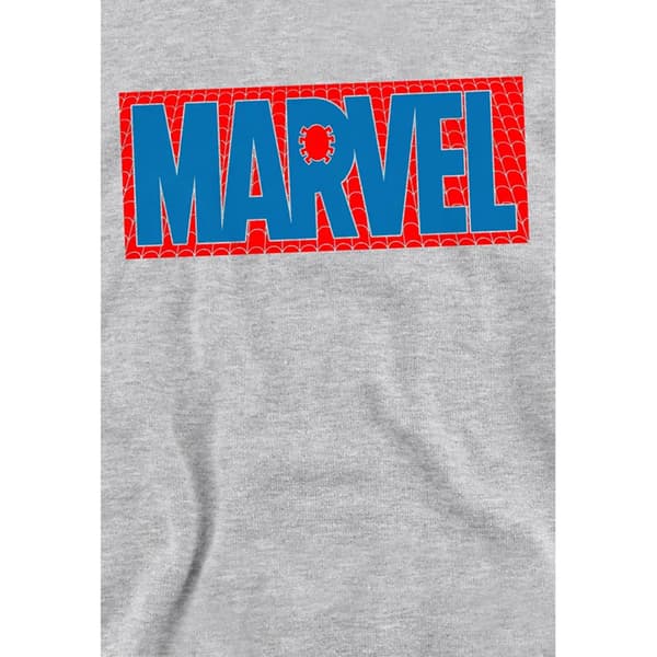Spider-Man Barn/Barn Brick Heather Logotyp Huvtröja 5-6 År A Athletic Heather 5-6 Years