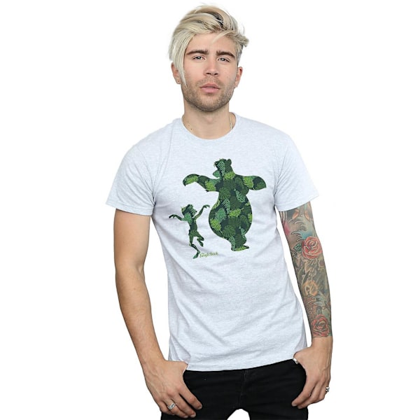 Jungle Book Herr Mowgli Och Baloo Dans Bomull T-shirt L Vit White L