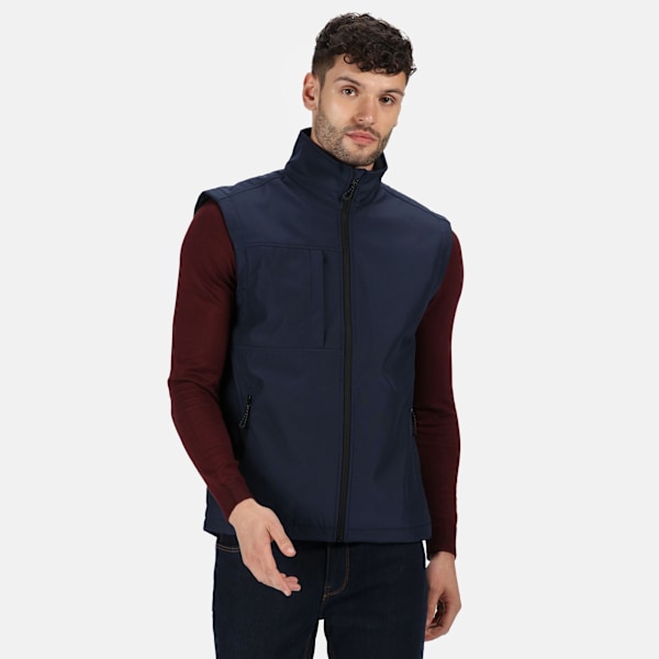 Regatta Herr Octagon 3-lagers Tryckbar Softshell Väst XXX Navy XXXL
