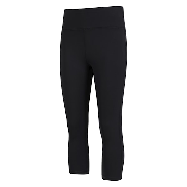 Mountain Warehouse Dam Capri Leggings med Hög Midja för Kvinnor Black 20 UK