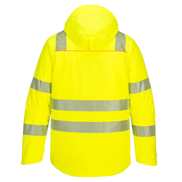 Portwest DX4 Hi-Vis Vinterjacka för män 4XL Gul/Svart Yellow/Black 4XL