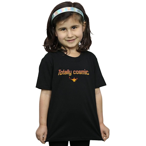 Disney Girls Aladdin Totally Cosmic Bomull T-shirt 12-13 år Black 12-13 Years