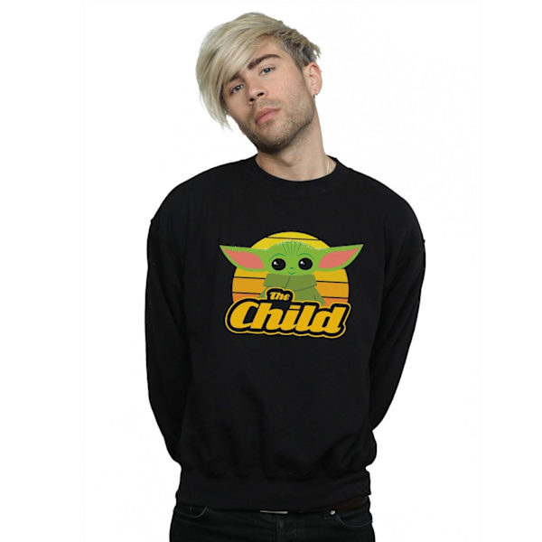 Star Wars Herr The Mandalorian The Child Retro Sweatshirt L Bla Black L