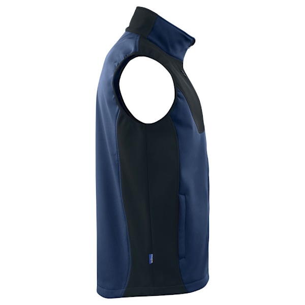 Projob Softshell Väst Herr 4XL Marinblå Navy 4XL
