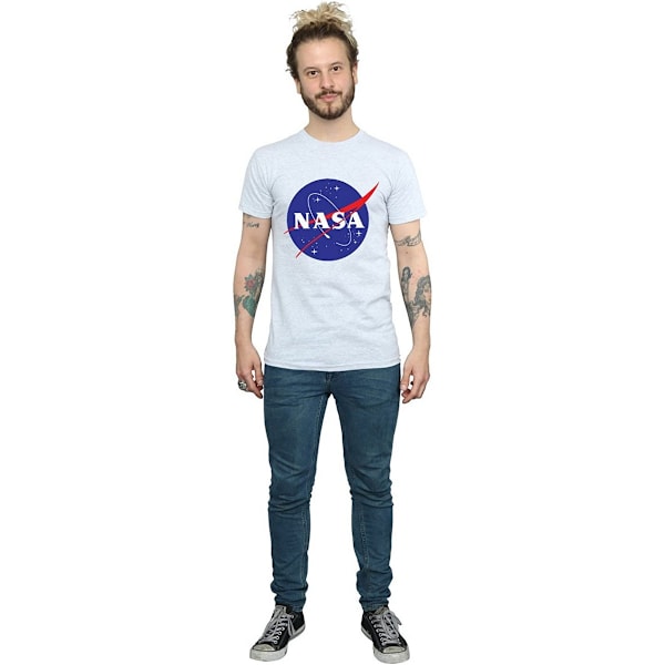 NASA herr Insignia logotyp T-shirt L Sports Grey Sports Grey L