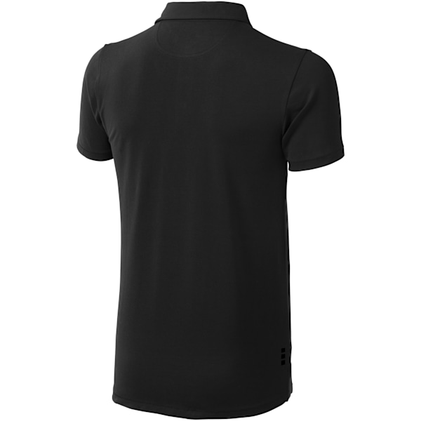 Elevate Mens Markham Kortärmad Polo S Solid Black Solid Black S