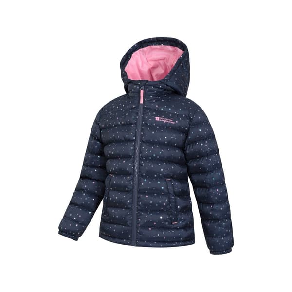 Mountain Warehouse Barnjacka med stjärnor för barn 2 Blue/White 2-3 Years