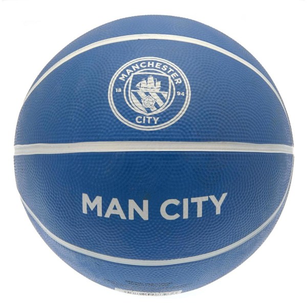 Manchester City FC Crest Basketball 7 Himmelsblå/Vit Sky Blue/White 7