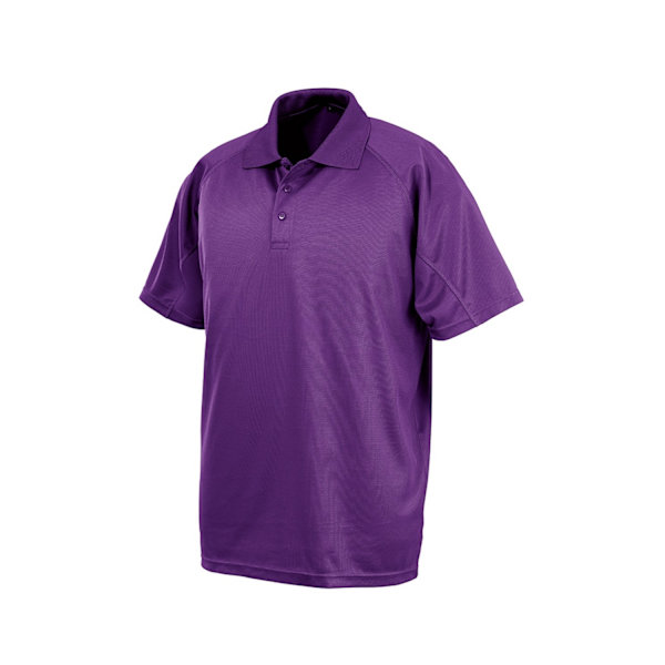 Spiro Unisex Vuxen Impact Performance Aircool Poloshirt XL Pu Purple XL