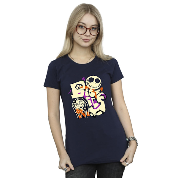 The Nightmare Before Christmas Dam/Kvinnor Besties Bomulls T-shirt Navy Blue XL