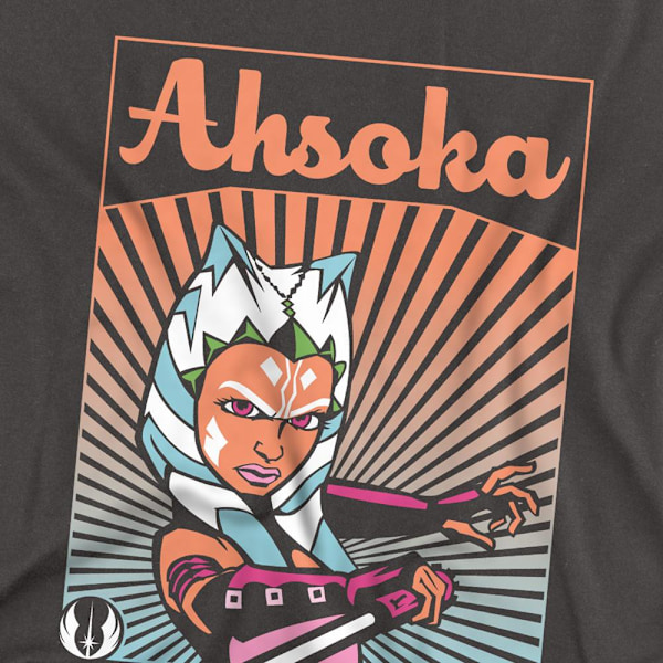 Ahsoka Unisex Vuxen Rays T-Shirt M Kolgrå Charcoal M