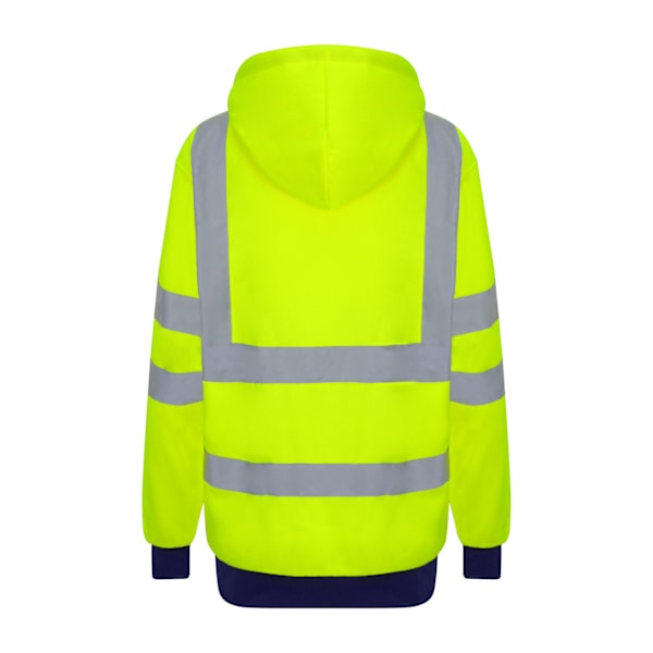 Pro RTX Hög synlighet Unisex Vuxen Reflex Hoodie 4XL Gul Yellow/Navy 4XL