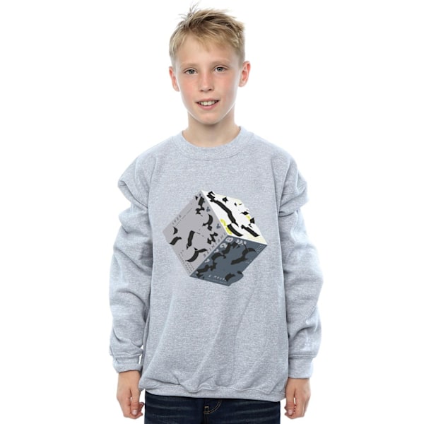 Disney Boys Mickey Mouse Cube Sweatshirt 9-11 år Sports Grey Sports Grey 9-11 Years