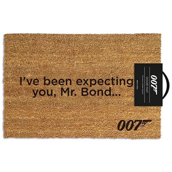James Bond Jag har väntat dig dörrmatta en one size brun Brown One Size